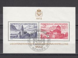LBK 503 Block mit Sonder ST Briefmarkenausstellung Vaduz