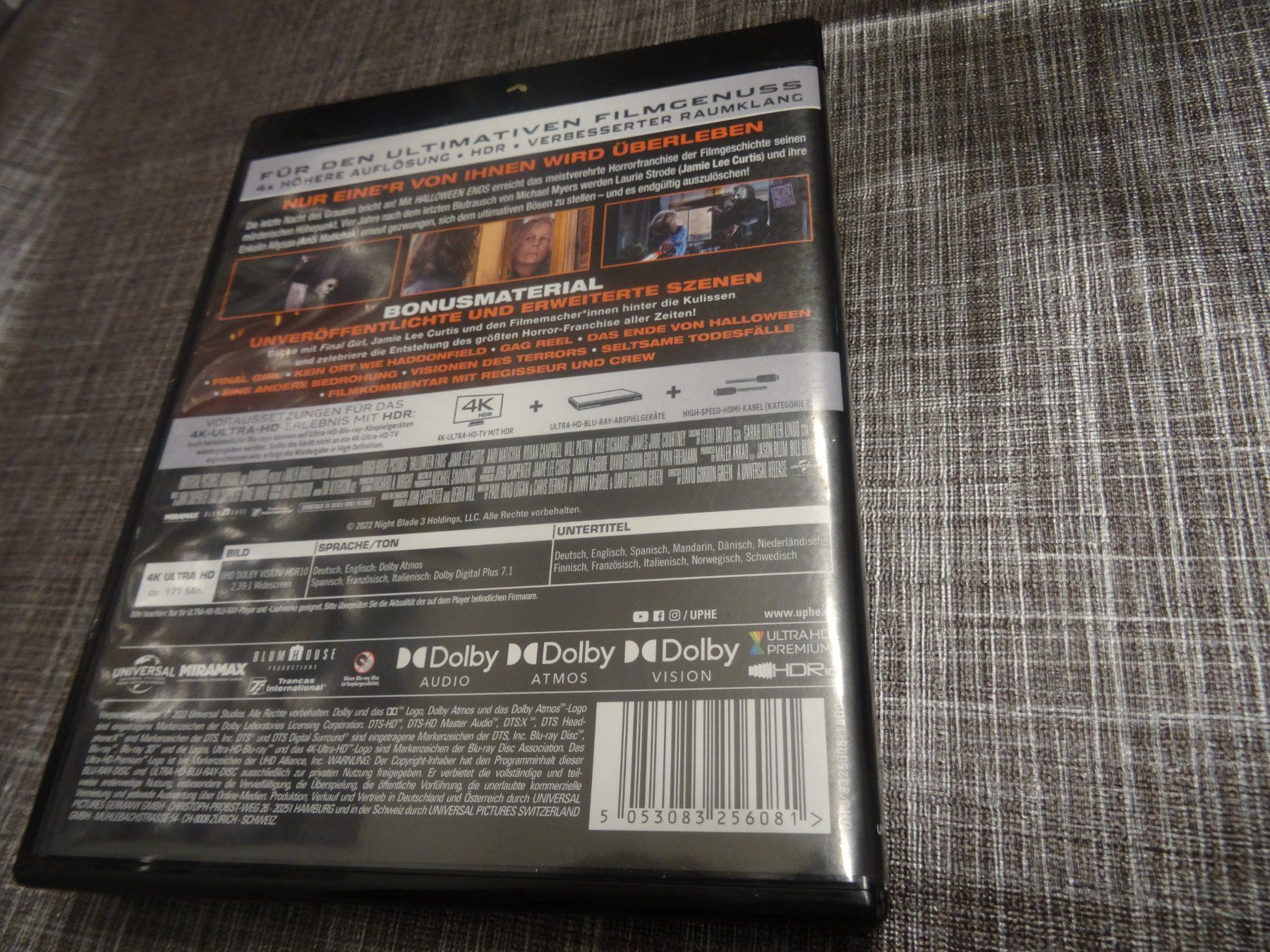 Tutti i DVDs: Halloween Ends 4K Ultra HD Blu-ray – Usato da Olten venduto da Disc-Verkauf 2