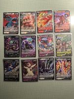 12 Diverse Pokemon V Karten