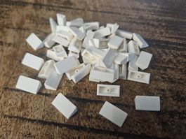 lego 85984 lot de 60 pièces White Slope 30 1 x 2 x 2/3