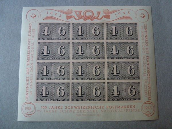 Tutti i francobolli: Block ++ Luxusblatt 100 J. Postmarken – Nuovo (secondo la descrizione) da Walkringen venduto da Casablanca777