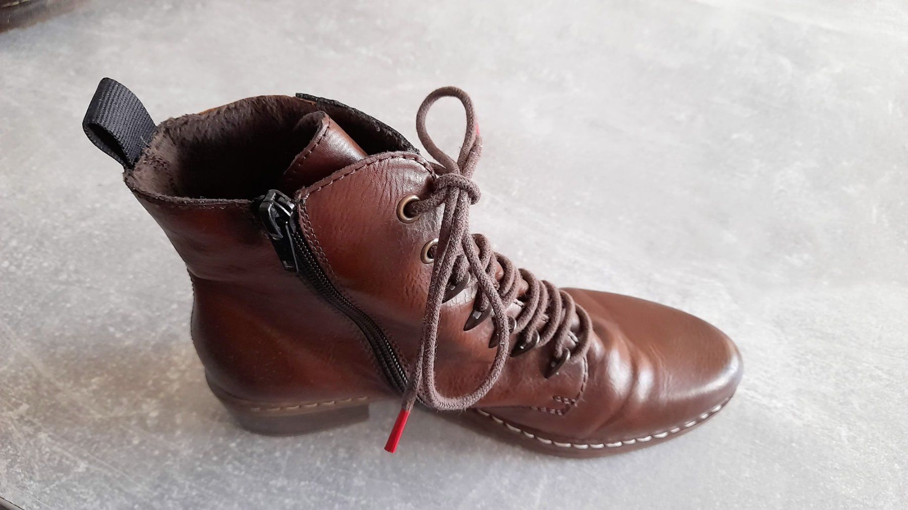 Rieker Scarpe da donna: Elegante braune Boots Rieker – Usato da Schaffhausen venduto da col_t6cz 2