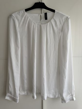 Marc Cain weisse Bluse Langarm Gr. N4 / 40/42