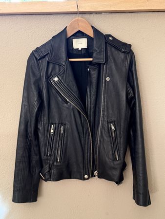 Lederjacke IRO schwarz 