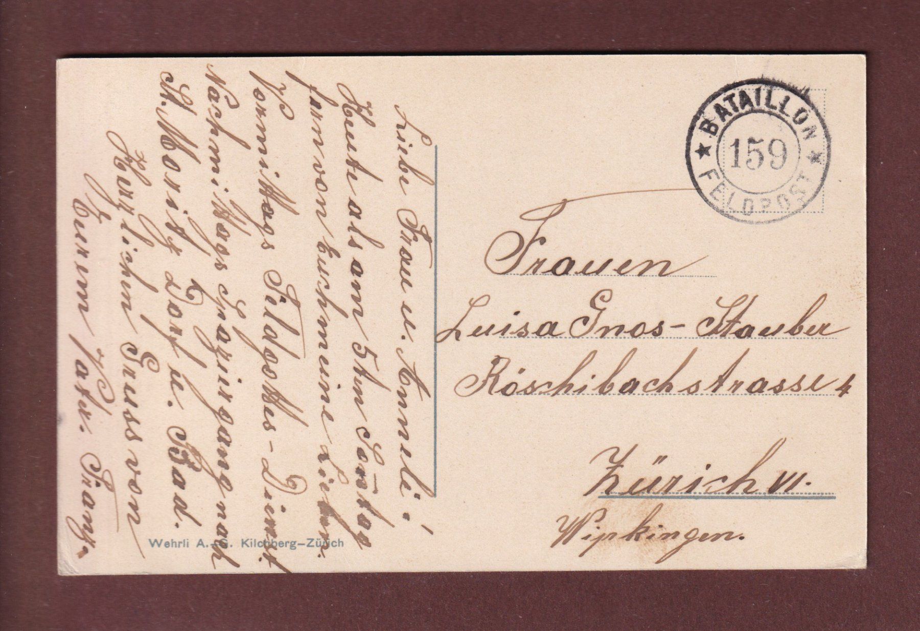 Ansichtskarten: SILVAPLANERSEE - Strasse - Kutsche - Feldpost – Gebraucht aus Pully von nicecards-shop 1