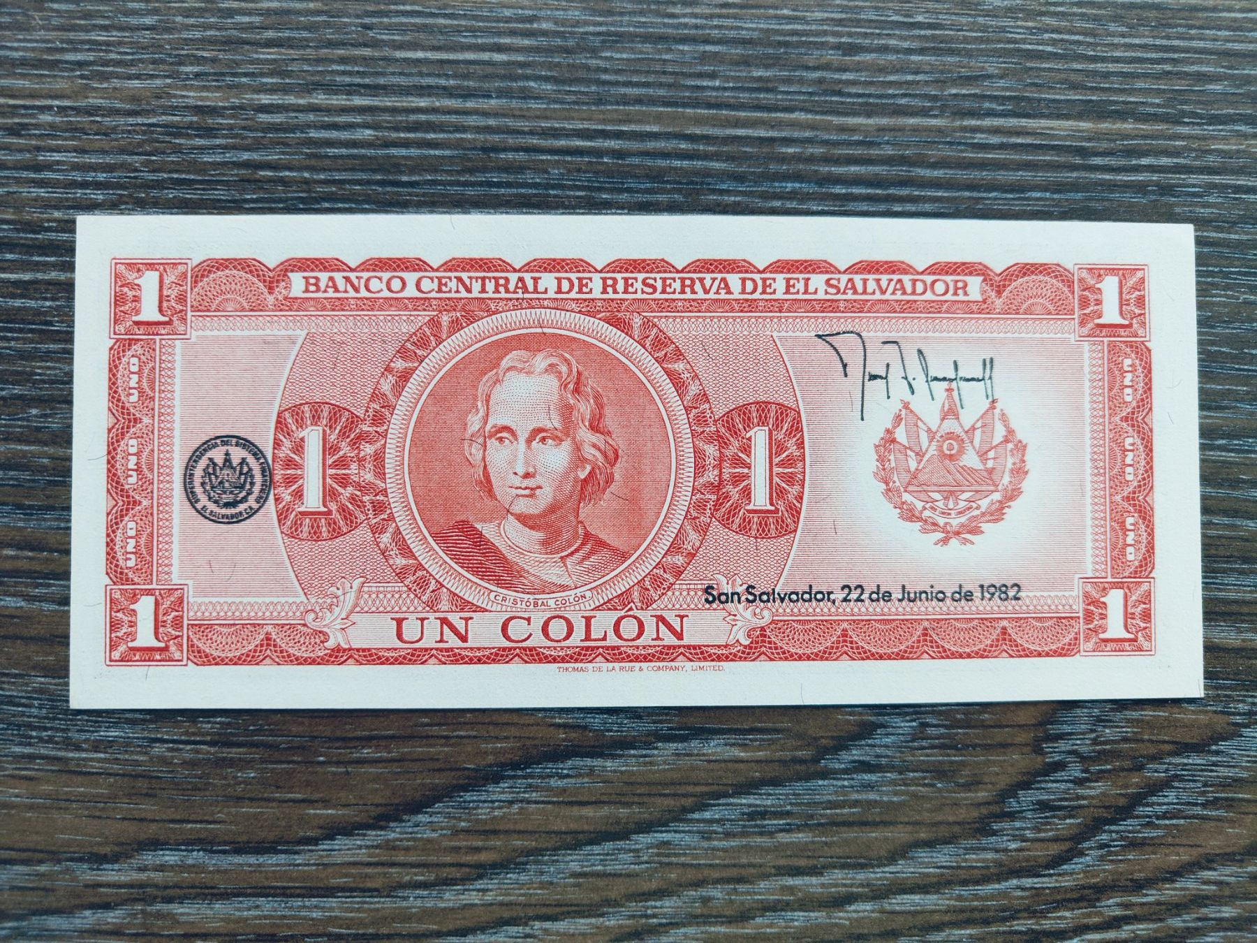 Banconote: El Salvador 1 Colon 1982, unc. !!!!!!! – Nuovo (secondo la descrizione) da Flaach venduto da Lonzo99 1