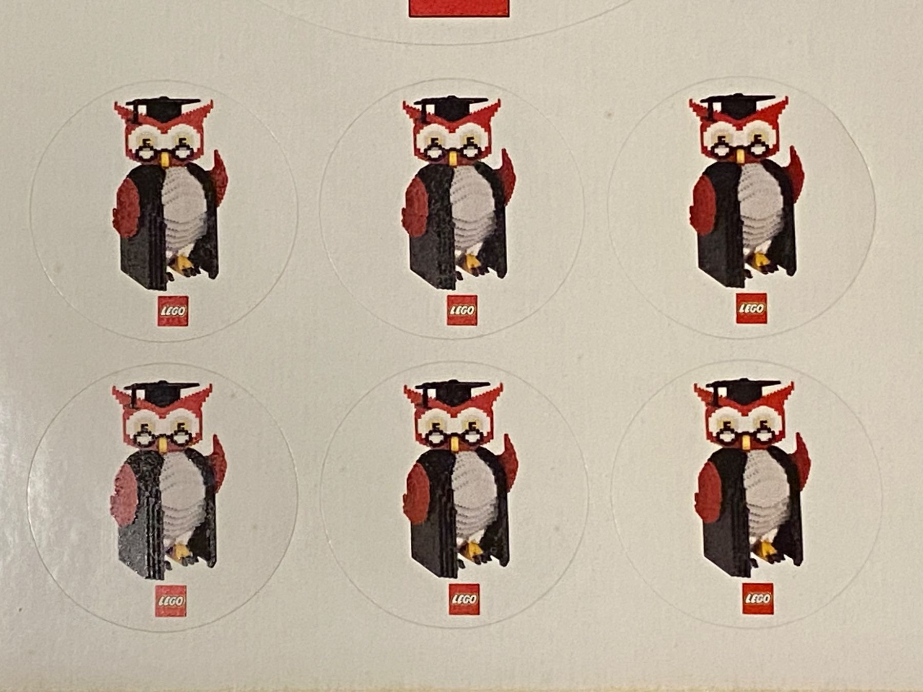 Sticker: Sticker Bogen Lego Dacta Owl – Nuovo (secondo la descrizione) da Eschlikon TG venduto da ArtRecBrick 4
