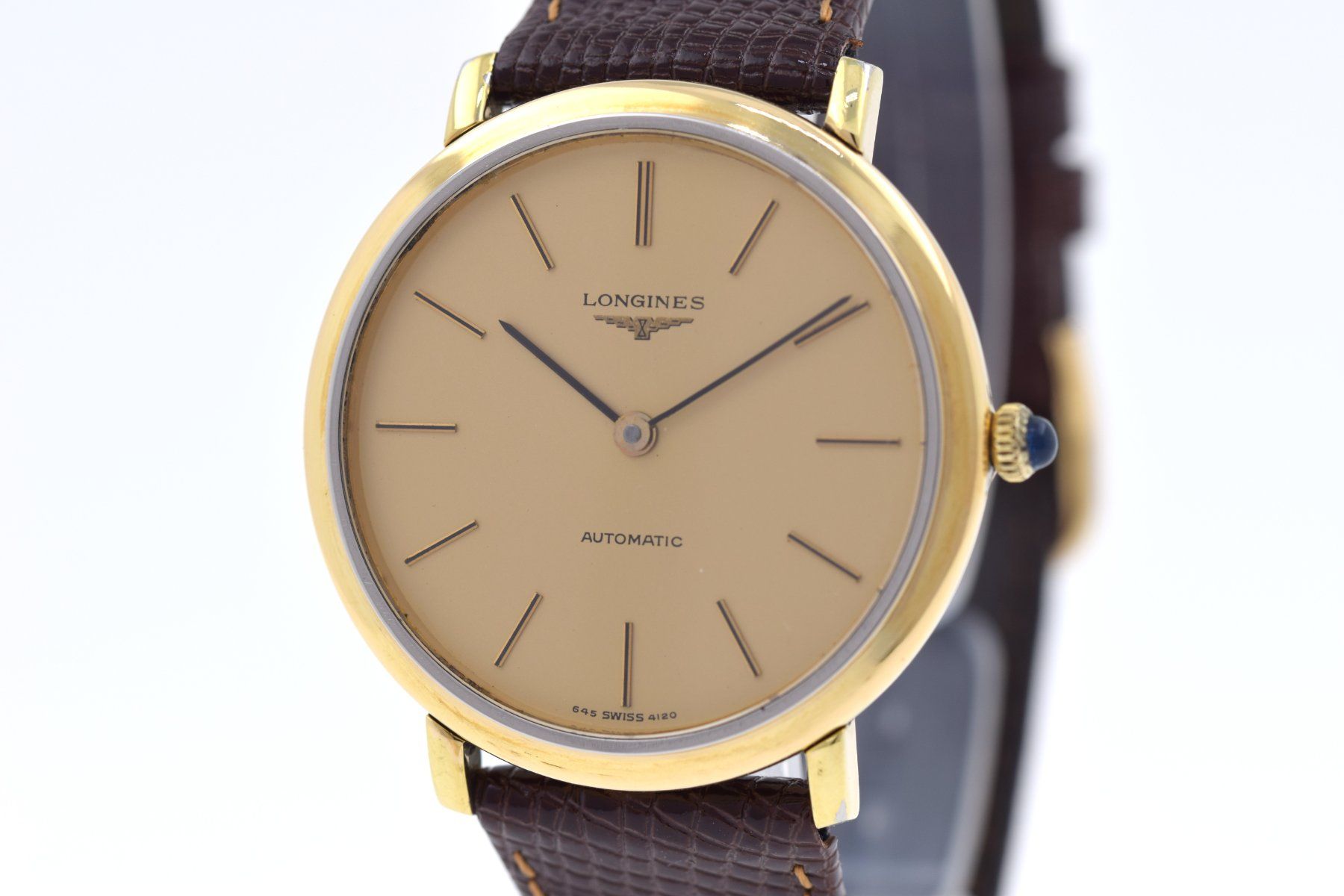 Longines Orologi: Longines Automatic Super Flat Vintage Uhr Referenz 4120 – Usato da Arni AG venduto da magnetKRAFT