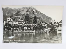 AK Hotel Pension Freienhof Stansstad Postkarte