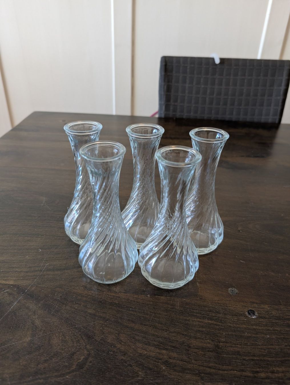 Vasen & Gefässe: Deko Vasen Glas Vintage Style, 5er Set – Neu (gemäss Beschreibung) aus Sursee von Sen.Lu