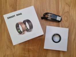 Smart Ring (schwarz) - Fitness Tracker für Apple und Android