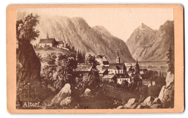 Fotografie &  Plakate: Fotografie Altorf, Teilansicht des Ortes – Gebraucht aus Berlin von bartko-reher