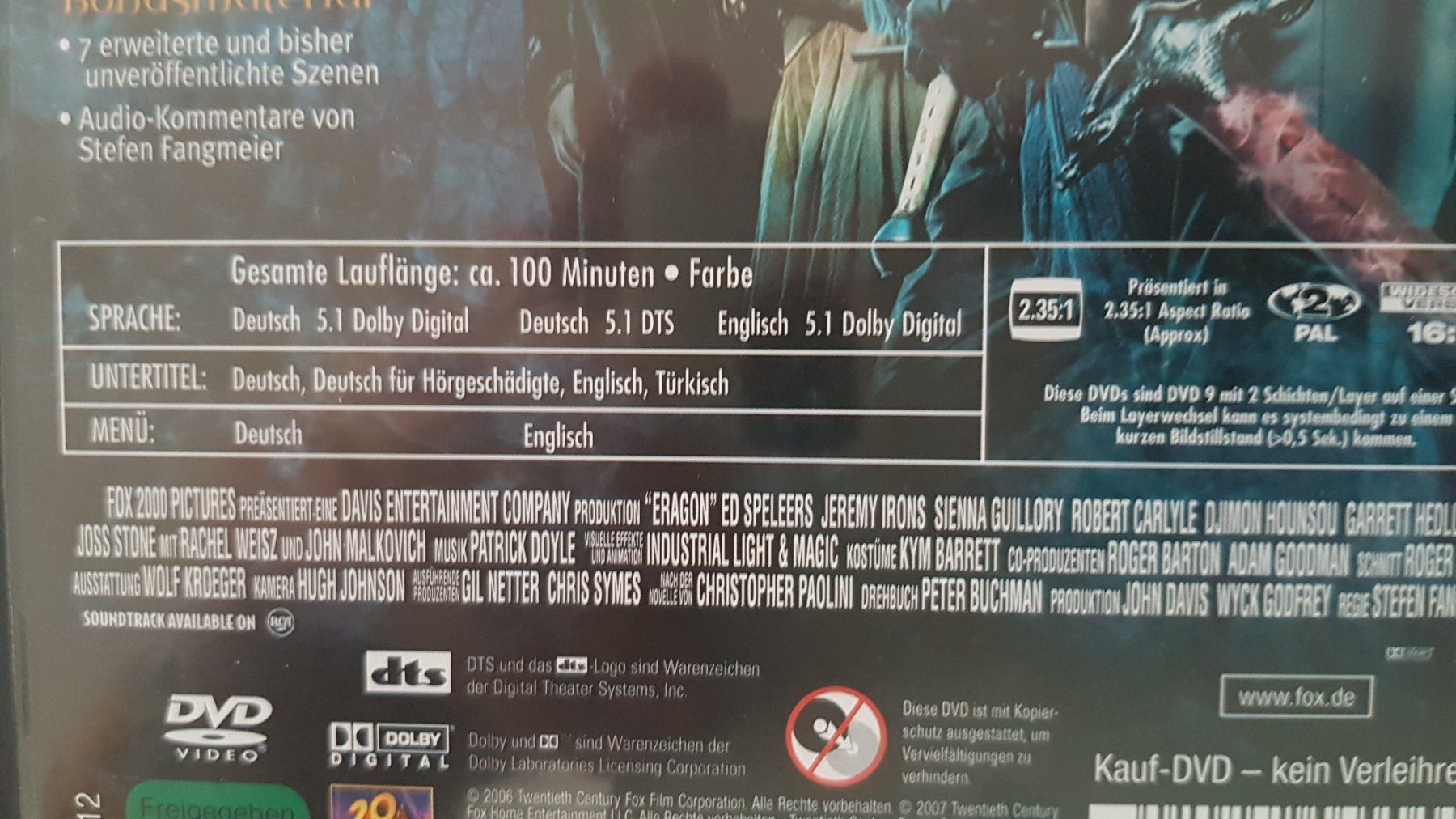 Tous les DVDs: DVD Eragon – D'occasion à Oetwil am See par fineli2 1