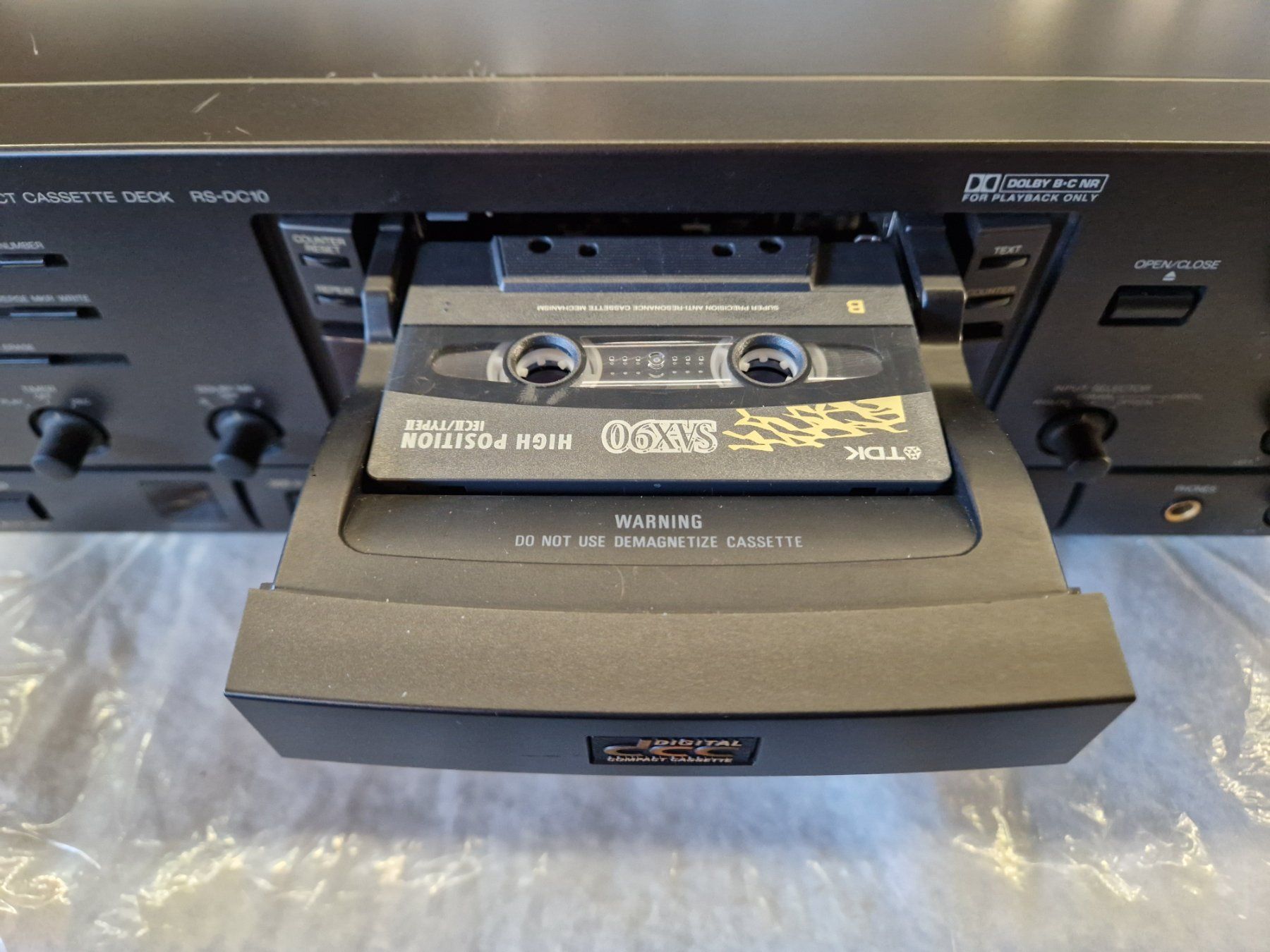 Technics Registratori: Technics Digital Compact Cassette Deck RS-DC10 – Usato da Wädenswil venduto da tome70 4