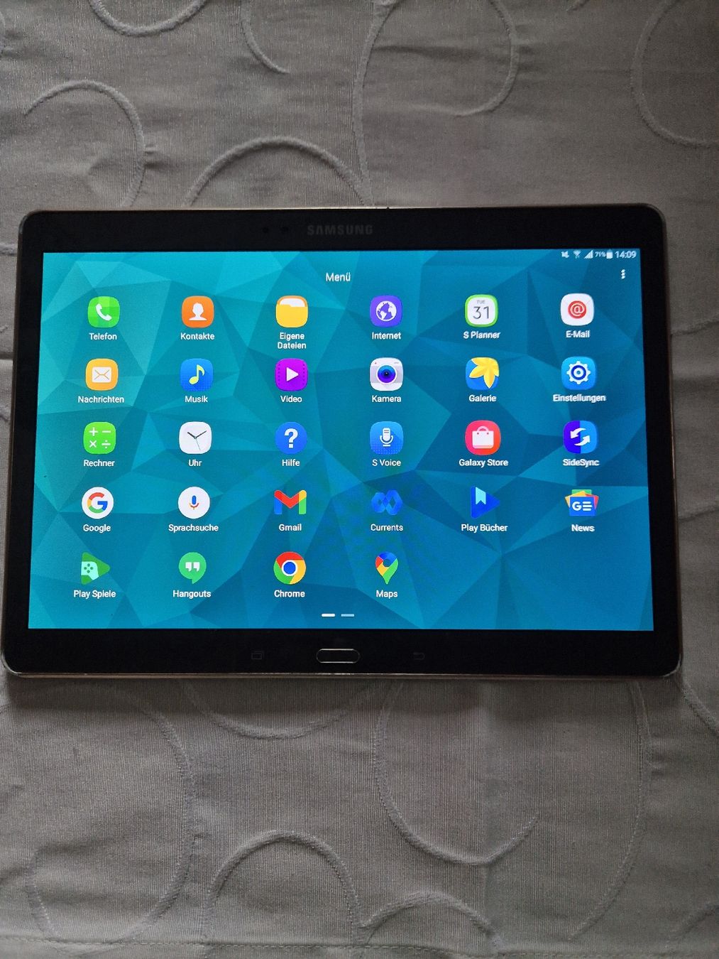 Samsung Tablet PC: Samsung Galaxy Tab S – Usato da Hörhausen venduto da Nuage81
