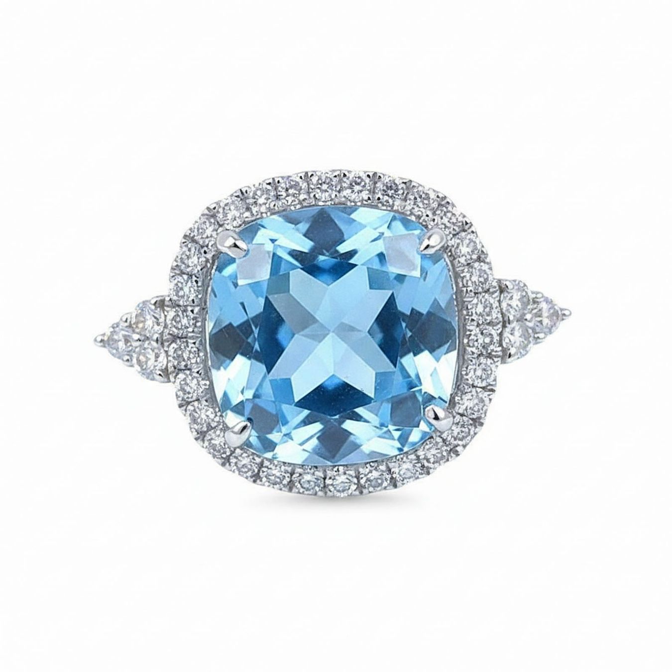 Anelli: Beryll-Ring 14k Weissgold 5,68ct – Nuovo e nell'imballaggio originale da Illnau venduto da Juwelier_Mahler_GmbH