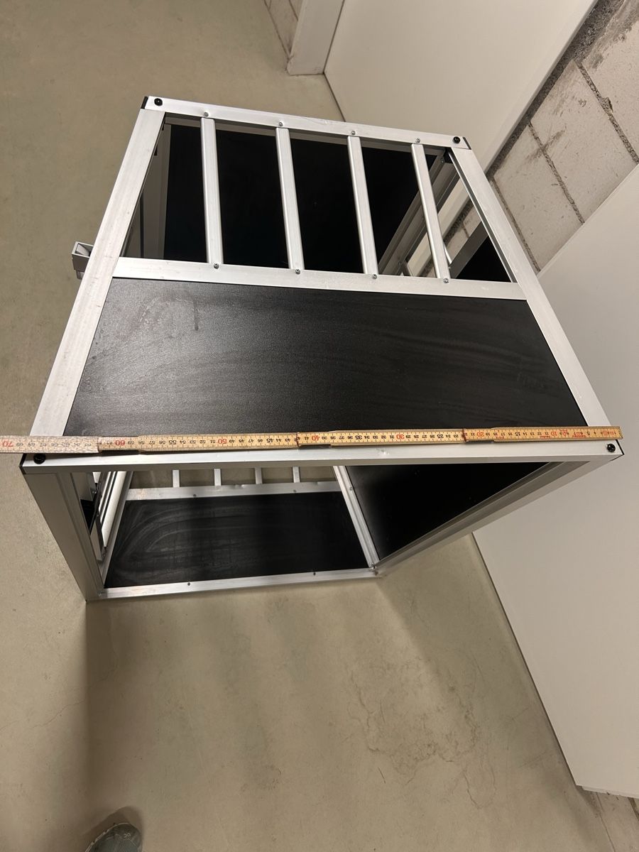 Gabbie, trasporto & Sicurezza: Alu Hundebox Transportbox   – Usato da Zürich venduto da jasmin011 4