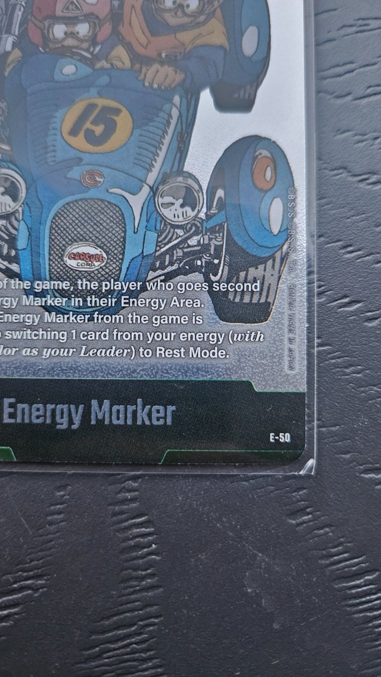 Bandai Sammelbilder & Trading cards: DB Fusion World Energy Marker E-50 Silver EN – Gebraucht aus Stetten AG von Kiosk56 2