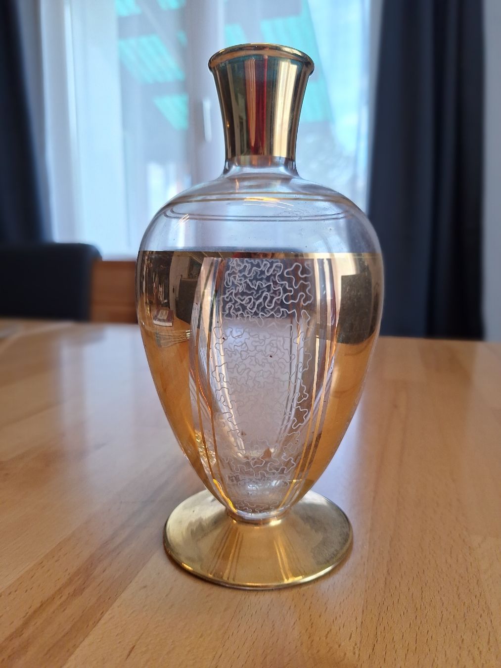 Vasi & Recipienti: Glaskristalvase, Kobaltgold – Usato da Vilters venduto da Fleiflomi