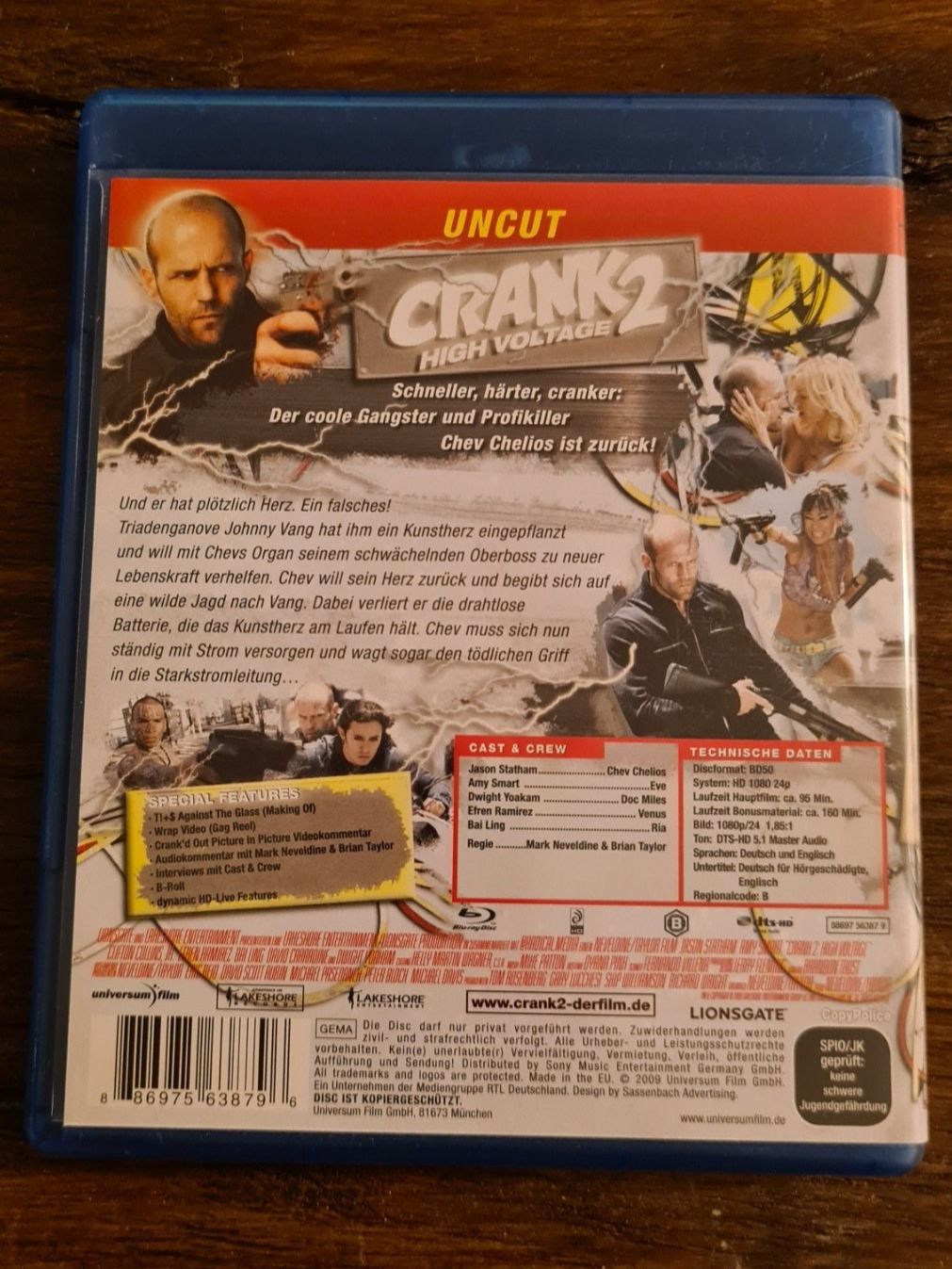 Tutti i DVDs: Crank 2 High Voltage UNCUT! – Nuovo (secondo la descrizione) da Oberkirch LU venduto da ThE_CoLLecTor666 1