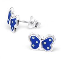 Schmetterling Kinderohrstecker 925Silber
