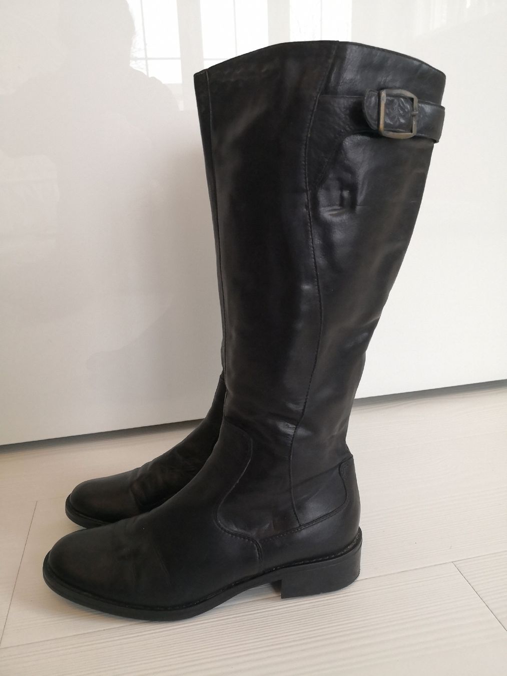 Scarpe da donna: 🤩PASITO LEDER-STIEFEL, SCHWARZ – Usato da Olten venduto da Naja-Twins-Twins 3