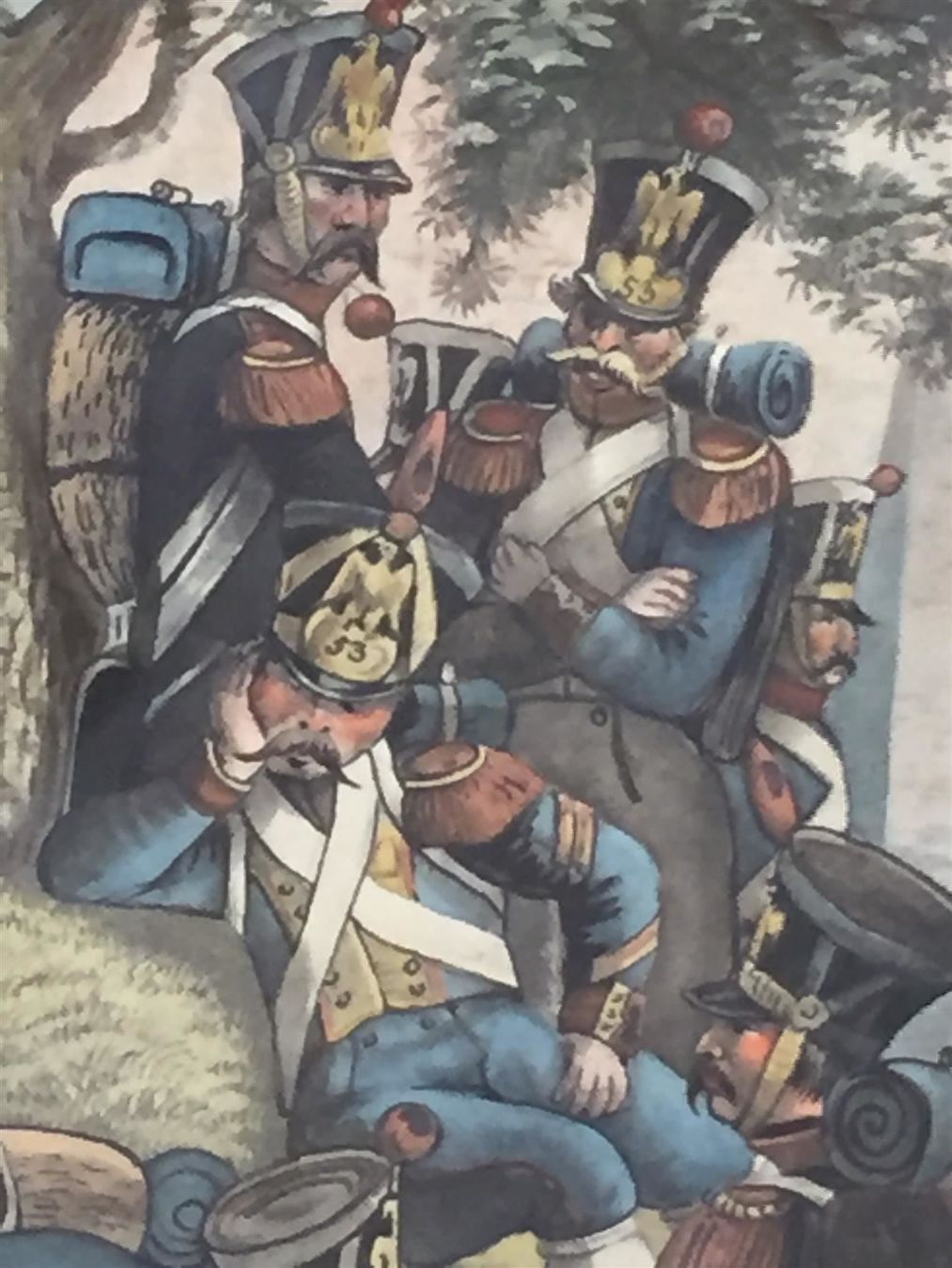 Foto & Immagini: 2 antike Militaria Armee Aquatinta – Usato da Bern venduto da Jwpm66 8