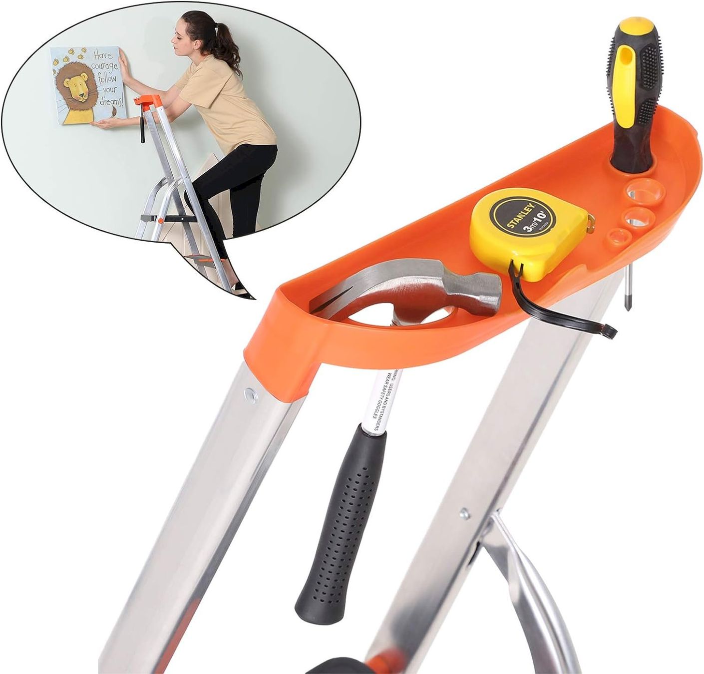 Scale: Stehleiter mit 4 Stufen 156cm – Nuovo e nell'imballaggio originale da Bottighofen venduto da zaap 2
