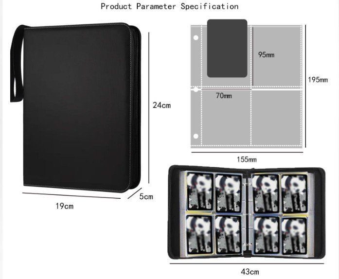 Raccoglitori: Karten Binders Taschen Pokemon TCG Album 400 Top Loader – Nuovo (secondo la descrizione) da Kirchdorf AG venduto da csnmclub 6
