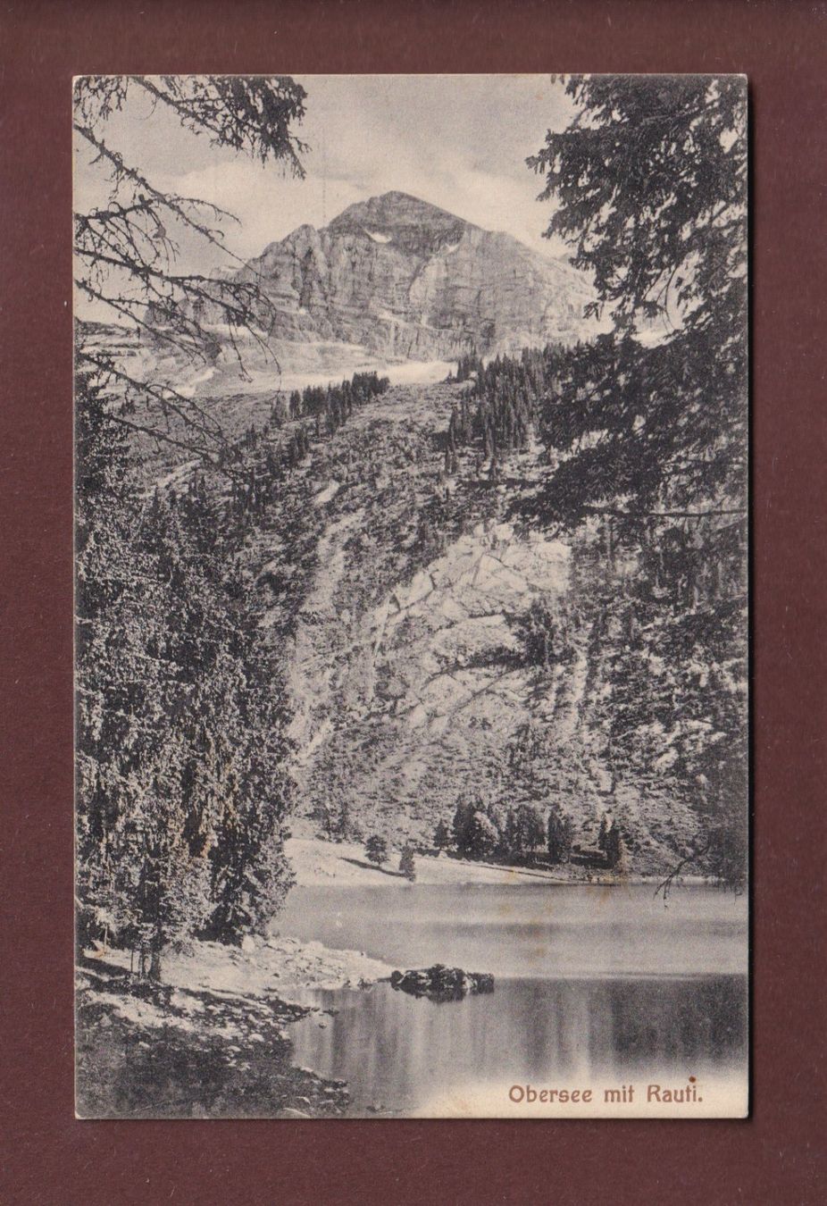 Cartoline postali: OBERSEE - Rauti – Usato da Pully venduto da nicecards