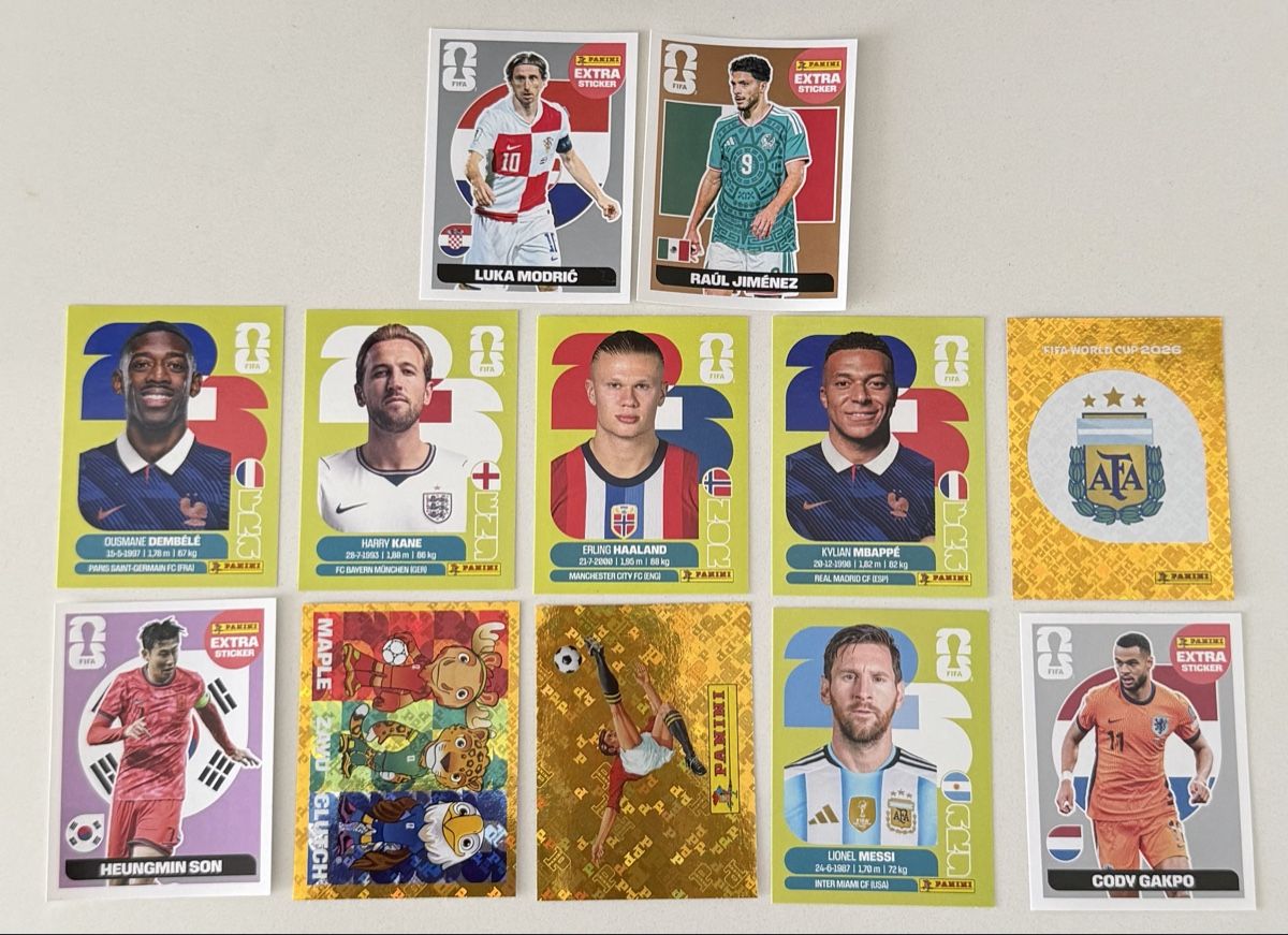 Panini Carte collezionabili: Extras und schwierige Panini Stickers – Nuovo (secondo la descrizione) da Emmenbrücke venduto da cam_6cvw
