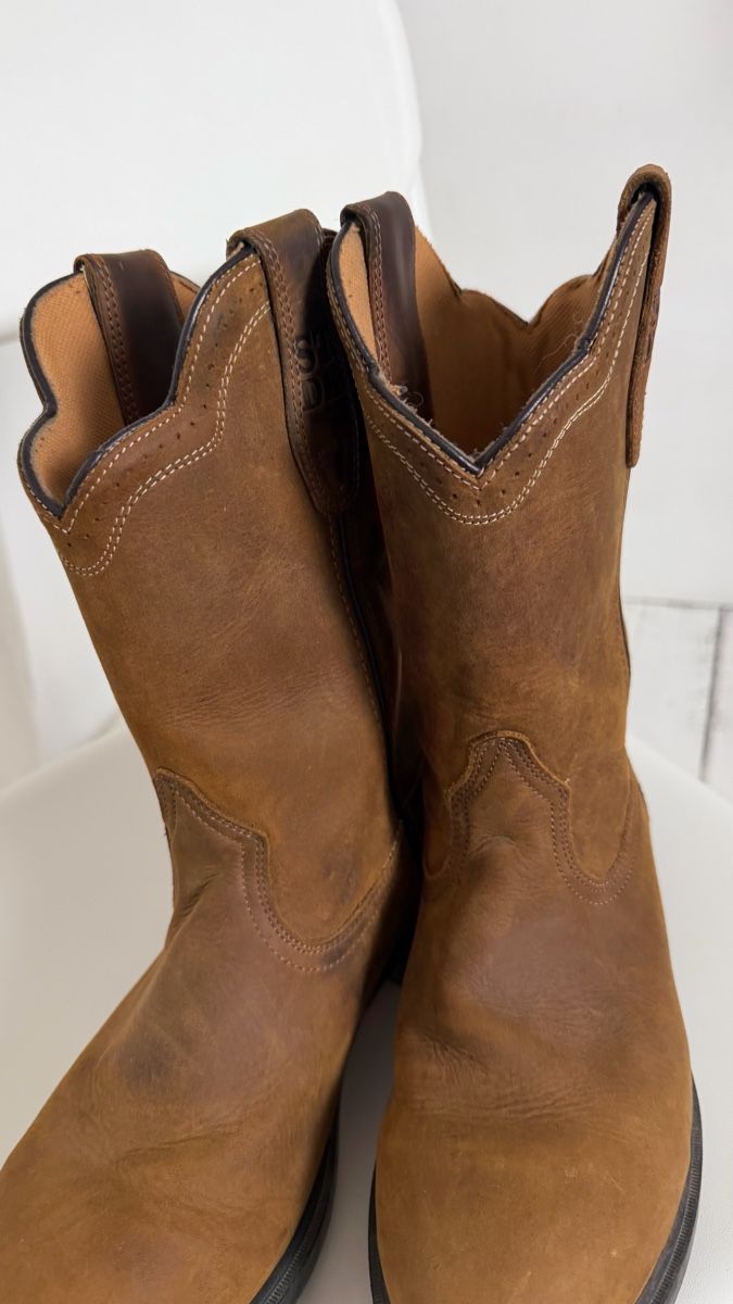 Damenschuhe: Western Boots brown leather size 39 – Gebraucht aus Knonau von Grapesvintage 4