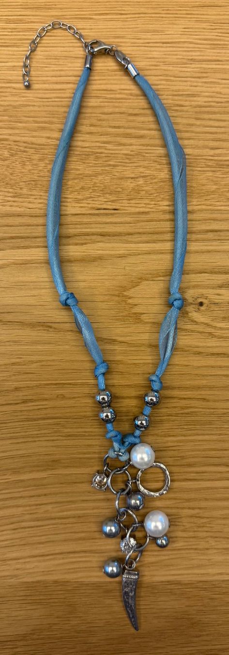 Fossil Catenine: FOSSIL Steel & Cord Necklace – Usato da Contone venduto da Chaos76