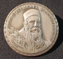 GG050 - Alte Brosche Henry Dunant Schweizer Samariterbund
