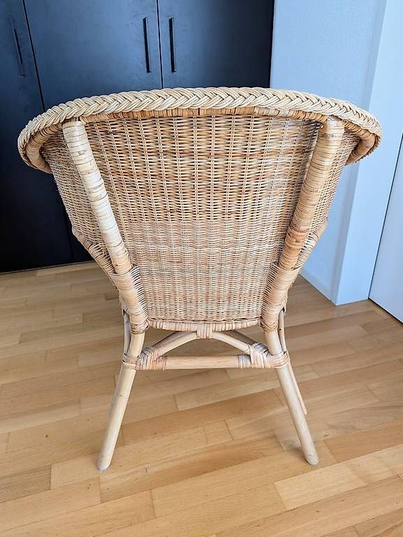 Sessel: Rattansessel mit Kissen – Gebraucht aus Bonstetten von msegond 3