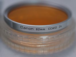 62mm Canon Filter orange CCA12 x in OVP #v4