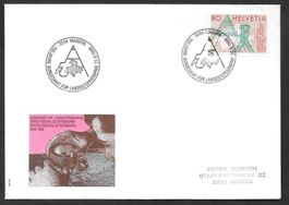 Sonderbrief S. 1342 Landestopografie Wabern 22.9.1988