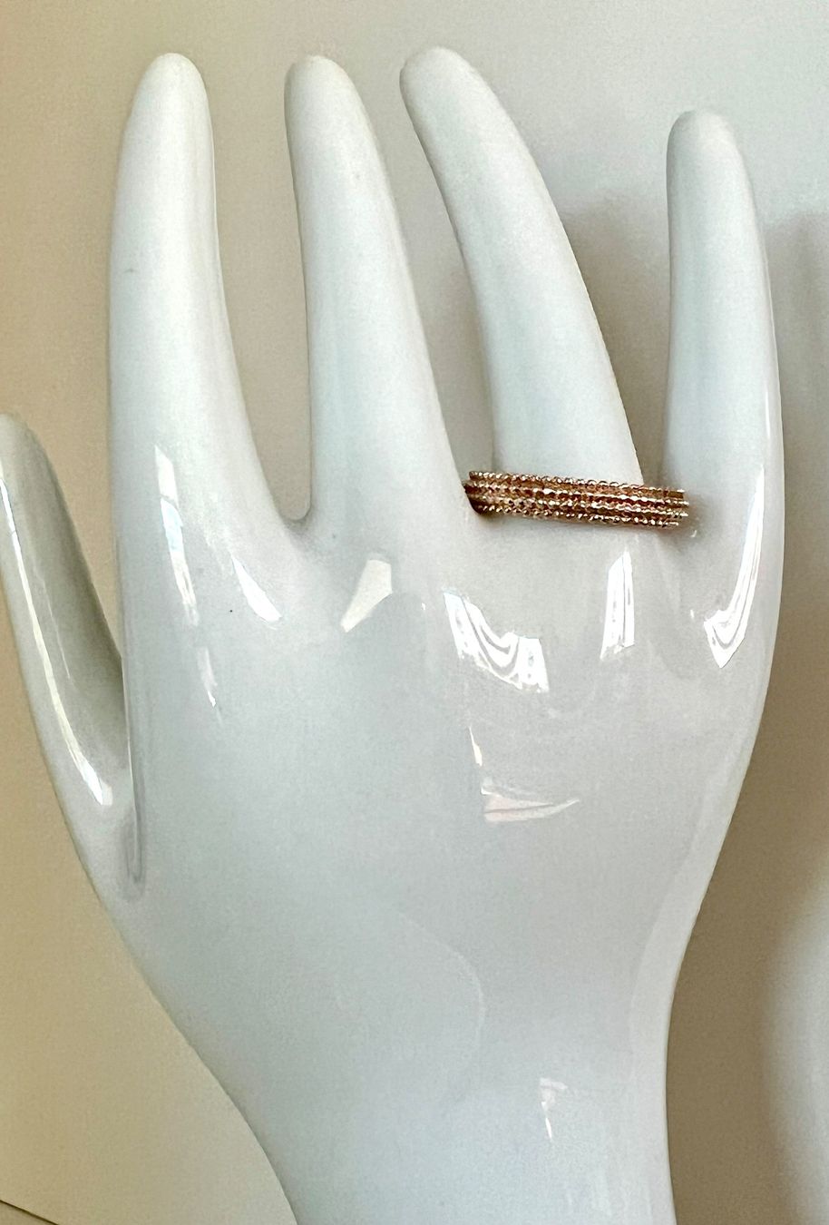 Anelli: SILBER RING 925+MP rosévergoldet IN EDLEM BUBBLE DESIGN – Usato da Ruswil venduto da artbyhand 8