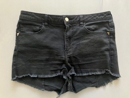 Short Guess noir été franges taille 40