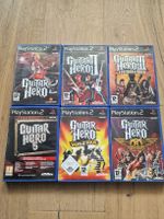 Guitar Hero I, II, III, 5, World Tour, Aerosmith PS2 Set 