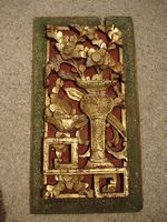 ANTIKES HOLZRELIEF AUS CHINA