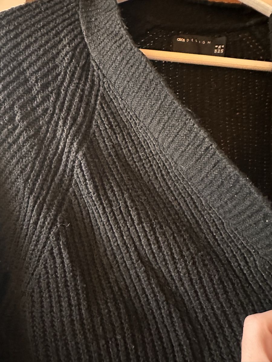 Pullover & Sweatshirts: Schwarzer Strick Cardigan – Gebraucht aus Zürich von BettinaMarie2308 2