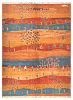 Handgeknüpfter afghanischer Khurjeen Orientteppich 235x171cm