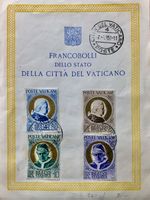 Briefmarken aus Vatikanstadt 1951 Heiligsprechung von Papst