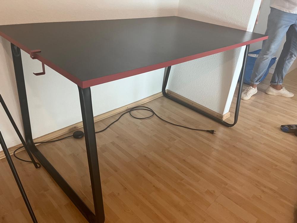 HUVUDSPELARE Bureau gamer, noir, 140x80 cm - IKEA