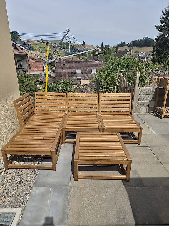 Chaises longues: IKEA NÄMMARÖ Gartenlounge  – D'occasion à Melchnau par Rhabarber_98 1
