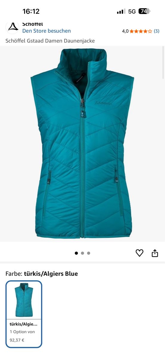 Gilet & Giacche senza maniche: Schöffel Weste Damen Gr. L, neu – Nuovo (secondo la descrizione) da Pratteln venduto da milisandra 6