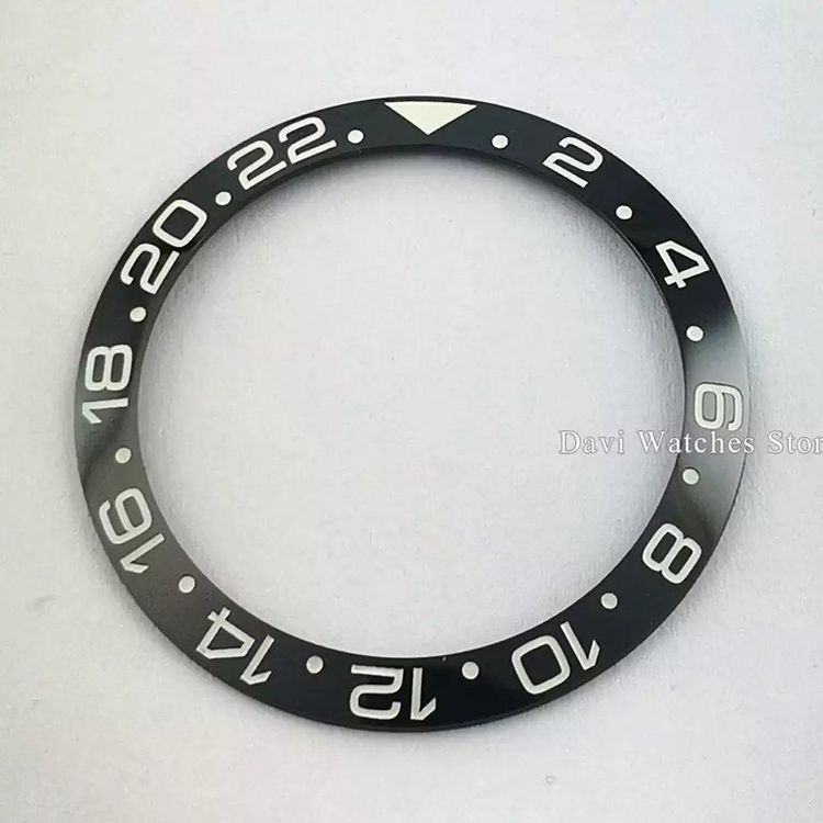 Die Uhr Keramik Stahl Lünette Einsatz Skala Ring Durchmesser 39
