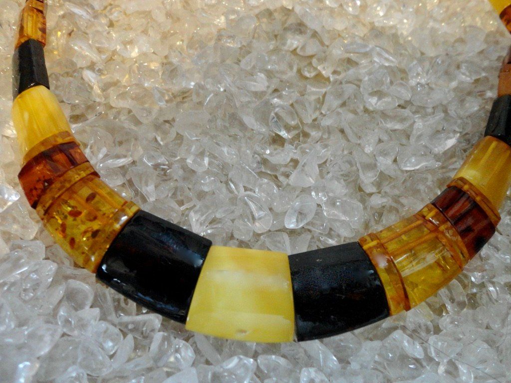 Catenine: Halskette - Bernstein/Amber/Ambre echt – Nuovo (secondo la descrizione) da Biberist venduto da tl-schmuck 3