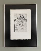 Gérard BREGNARD Artiste jurassien BAT rare lithographie
